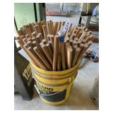 Bucket Wood Rods