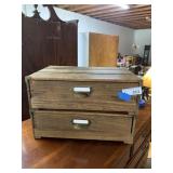 Small Wood Desk Top Storage