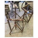 (4) Metal Stands