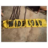 Wide Load Sign