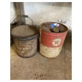 (2) Vintage Metal Advertisement Cans