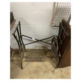 Antique WHITE Sewing Base