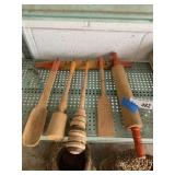 Vintae 1960s Wooden Kitchen Utensils