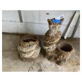 Frog & Owl Planters