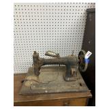 Antique White ROtary Sewing Machine