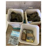 (3) Buckets Tote Misc Auto Parts