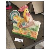 Vintage Rooster TV Lamp