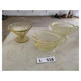 Yellow Depression Glass
