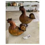 (2) Ardco Chicken Decor