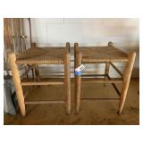 (2) Vintage Stools