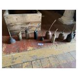 (9) Vintage Oil Cans