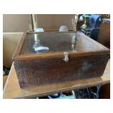 Antique Wood Display Case