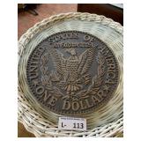 Metal Decortive Doller Trivet Decor