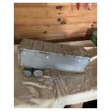 Vintage Metal Toy Trailer