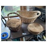Wicker Baskets, etc