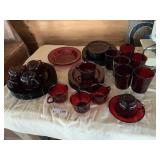 Ruby Red Dishes