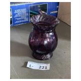 Fenton Purple Vase