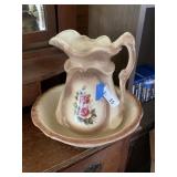 Abtique Was Basin & Pitcher Set