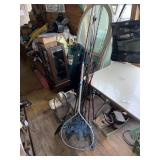 Fishing Net & Rod & Reels (some have hooks)