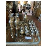 Metal Brass? Vases Small Urns Decor