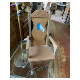 Wood Doll Rocker