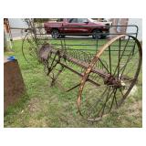 Vintage Horse Drawn Dump Rake