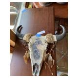 Native American Wall Cow Skull Decor