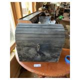 Small Wood Trunk Decor
