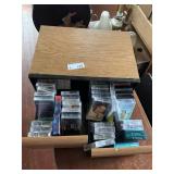 Cassette Tapes in Storage Holder