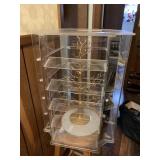 Plastic Retail Lockable Display w/Key & Tree