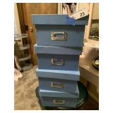 (4) Storage Boxes / Photo Boxes