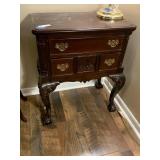 VIntage Chippendale Style Lowboy Ball & Claw Feet