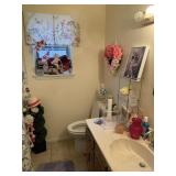 MIsc Decor, Etc on Bathroom Counter & Wall