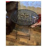 Wrought Iron Folding Table & 2 Chairs
