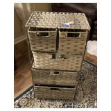 Metal Wicker Storage