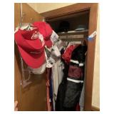 Clothes, Hats in Closet  (by front door)