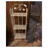 (2) Metal Shelves