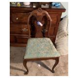 Antique Queen Ann Style Side Chair