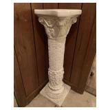 Roman-Inspired Carvings Pedestal (stock photo)
