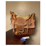 Leather Saddle Purse