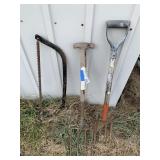 Bow Saw, Garden Forks