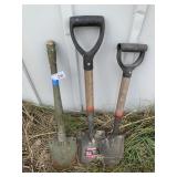 (3) Small Shovels
