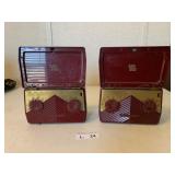 (2) Vintage Motorola Midget Tude Radios 5M2U