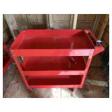 Metal Rolling Shop Cart (like new)