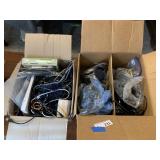 (2) Boxes Misc Wires, etc