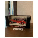 Die Cast Snap-On 1934 Ford Oil Tanker in Package