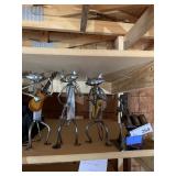 Metal Decor Figures - Cats, etc