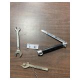 Misc Knife, Can Opener, Wrench