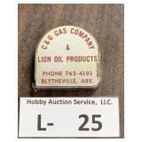 Vintage Lion Oil Products Advertisement Lufkin