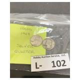 (2) Silver Quarters